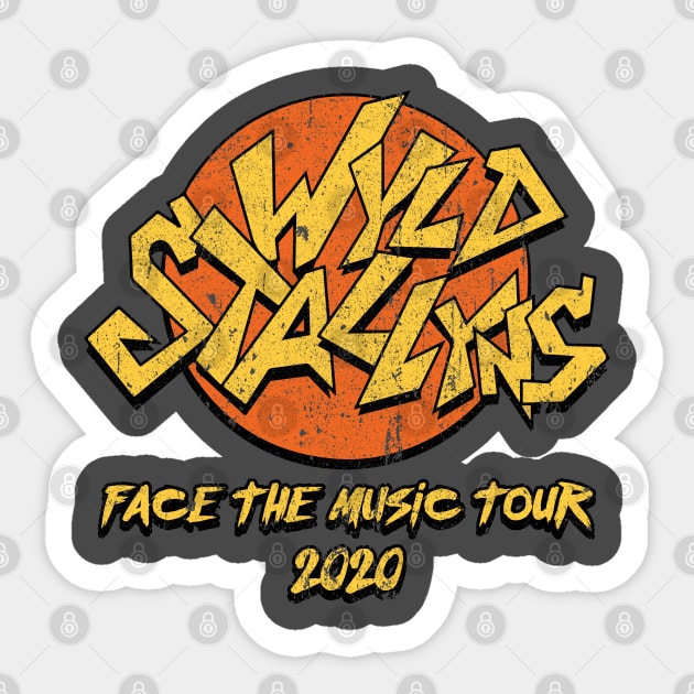 Wyld Stallyns Face The Music Tour 2020 Sticker by huckblade